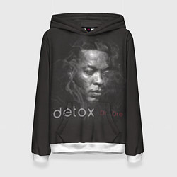 Толстовка-худи женская Dr. Dre: Detox, цвет: 3D-белый