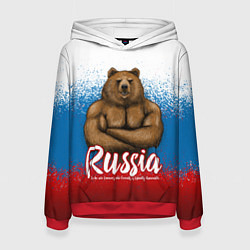 Женская толстовка Russian Bear