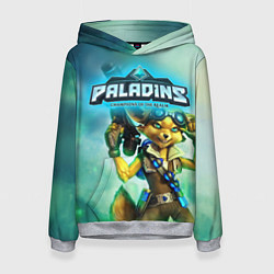 Толстовка-худи женская Paladins, цвет: 3D-меланж