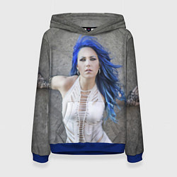 Толстовка-худи женская Arch Enemy: Alissa White-Gluz, цвет: 3D-синий