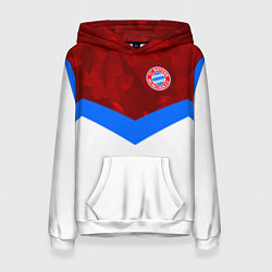 Толстовка-худи женская Bayern FC: Sport, цвет: 3D-белый