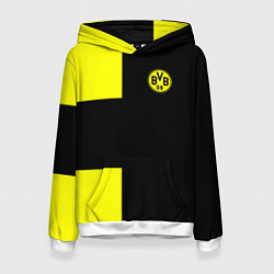 Толстовка-худи женская BVB FC: Black style, цвет: 3D-белый