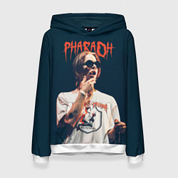 Толстовка-худи женская Pharaoh, цвет: 3D-белый