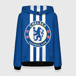 Толстовка-худи женская FC Chelsea: Gold Lines, цвет: 3D-черный