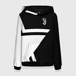 Толстовка-худи женская FC Juventus: Star, цвет: 3D-черный
