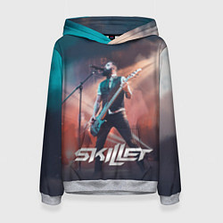 Толстовка-худи женская Skillet: John Cooper, цвет: 3D-меланж