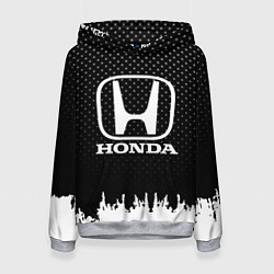 Толстовка-худи женская Honda: Black Side, цвет: 3D-меланж