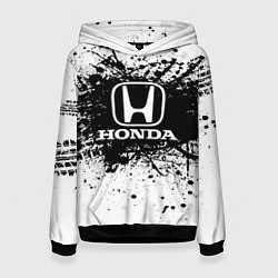 Толстовка-худи женская Honda: Black Spray, цвет: 3D-черный