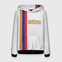 Толстовка-худи женская Armenia Line, цвет: 3D-черный