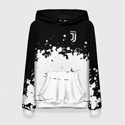 Толстовка-худи женская FC Juventus Sport, цвет: 3D-белый