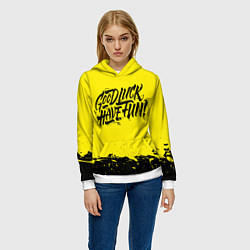 Толстовка-худи женская GLHF, цвет: 3D-белый — фото 2