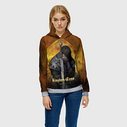 Толстовка-худи женская Kingdom Come: Sad Henry, цвет: 3D-меланж — фото 2