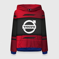 Толстовка-худи женская Volvo Sport, цвет: 3D-синий