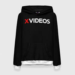 Толстовка-худи женская XVideos, цвет: 3D-белый