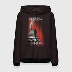 Толстовка-худи женская Twin Peaks: Firewalk with me, цвет: 3D-черный