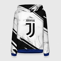 Толстовка-худи женская Juventus, цвет: 3D-синий