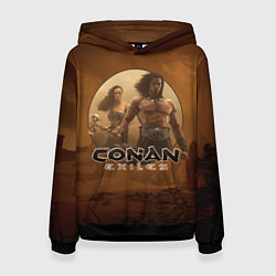Толстовка-худи женская CONAN: Exiles, цвет: 3D-черный