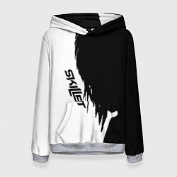 Толстовка-худи женская Skillet Shadow, цвет: 3D-меланж