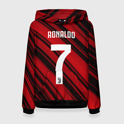 Женская толстовка Ronaldo 7: Red Sport