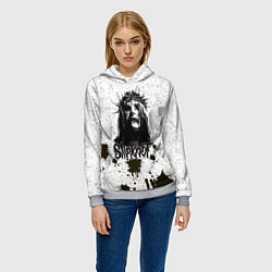 Толстовка-худи женская Slipknot Demon, цвет: 3D-меланж — фото 2