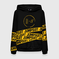 Толстовка-худи женская Twenty One Pilots: Jumpsuit, цвет: 3D-черный