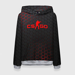 Женская толстовка CS:GO Grey Carbon