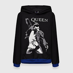 Толстовка-худи женская Queen Star, цвет: 3D-синий