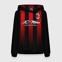 Толстовка-худи женская AC Milan, цвет: 3D-черный