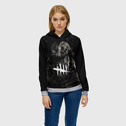 Толстовка-худи женская Dead by Daylight, цвет: 3D-меланж — фото 2