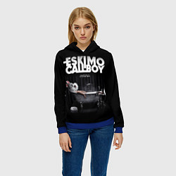 Толстовка-худи женская Eskimo Callboy: Crystalis, цвет: 3D-синий — фото 2