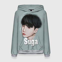 Толстовка-худи женская BTS Suga, цвет: 3D-меланж