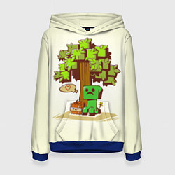 Толстовка-худи женская Forest Creeper, цвет: 3D-синий