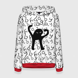 Толстовка-худи женская ЪУЪ СЪУКА, цвет: 3D-красный