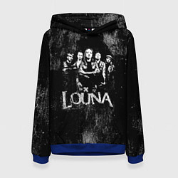 Толстовка-худи женская Louna, цвет: 3D-синий