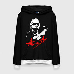Толстовка-худи женская АлисА, цвет: 3D-белый