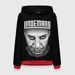 Толстовка-худи женская LINDEMANN, цвет: 3D-красный