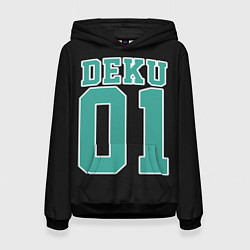Толстовка-худи женская Моя геройская академия, цвет: 3D-черный