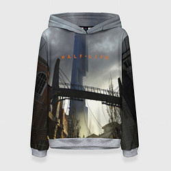 Толстовка-худи женская HALF LIFE, цвет: 3D-меланж