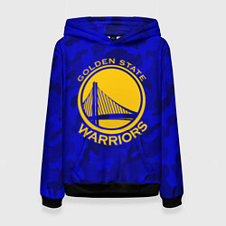 Толстовка-худи женская GOLDEN STATE WARRIORS, цвет: 3D-черный