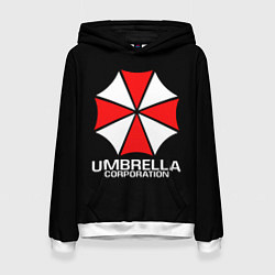 Толстовка-худи женская UMBRELLA CORP, цвет: 3D-белый