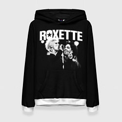 Толстовка-худи женская Roxette, цвет: 3D-белый
