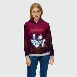 Толстовка-худи женская Агата Кристи, цвет: 3D-меланж — фото 2