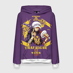 Толстовка-худи женская One Piece Trafalgar, цвет: 3D-белый