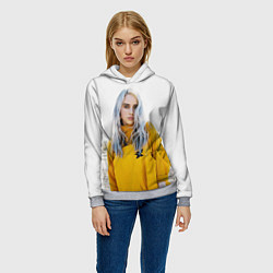Толстовка-худи женская BILLIE EILISH, цвет: 3D-меланж — фото 2