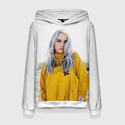 Толстовка-худи женская BILLIE EILISH, цвет: 3D-белый