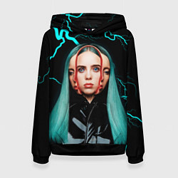 Толстовка-худи женская BILLIE EILISH, цвет: 3D-черный