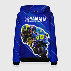 Толстовка-худи женская Valentino Rossi, цвет: 3D-черный