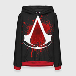 Толстовка-худи женская Assassin’s Creed, цвет: 3D-красный