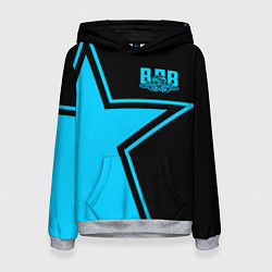 Толстовка-худи женская ВДВ, цвет: 3D-меланж