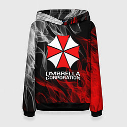 Толстовка-худи женская UMBRELLA CORP, цвет: 3D-черный